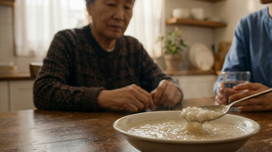 삼키는 힘이 약해지면 한 끼에도 시간과 곁이 필요하다