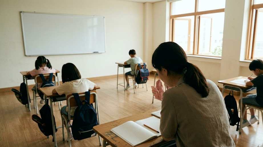학생이 줄어든 교실에서 교사 한 명이 맡는 일은 그대로거나 늘어난다