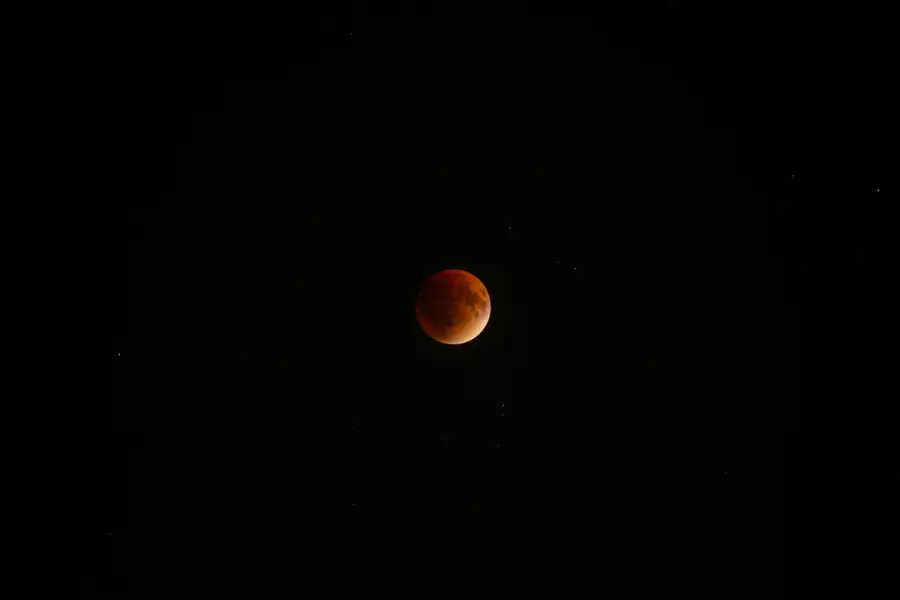 blood moon ⓒUnsplash / Devansh Bajaj